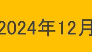 のりくんの2024年12月投資運用結果