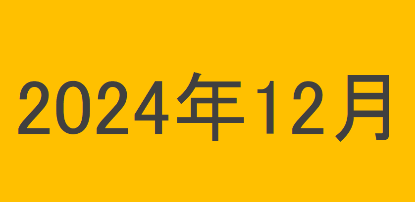 のりくんの2024年12月投資運用結果