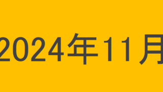 のりくんの2024年11月投資運用結果